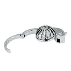 Metal Chastity Cage for Men with Invisible Button Lock – Dome Design, 6 Adjustable Sizes, Ventilated Open Structure
