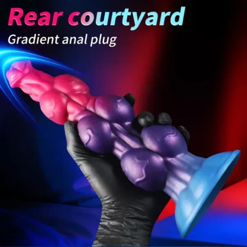 Dog Knot Dildo Monster Bead – Alien Muscle Fantasy Knotted Dildo S/M/L/XL | Domlust