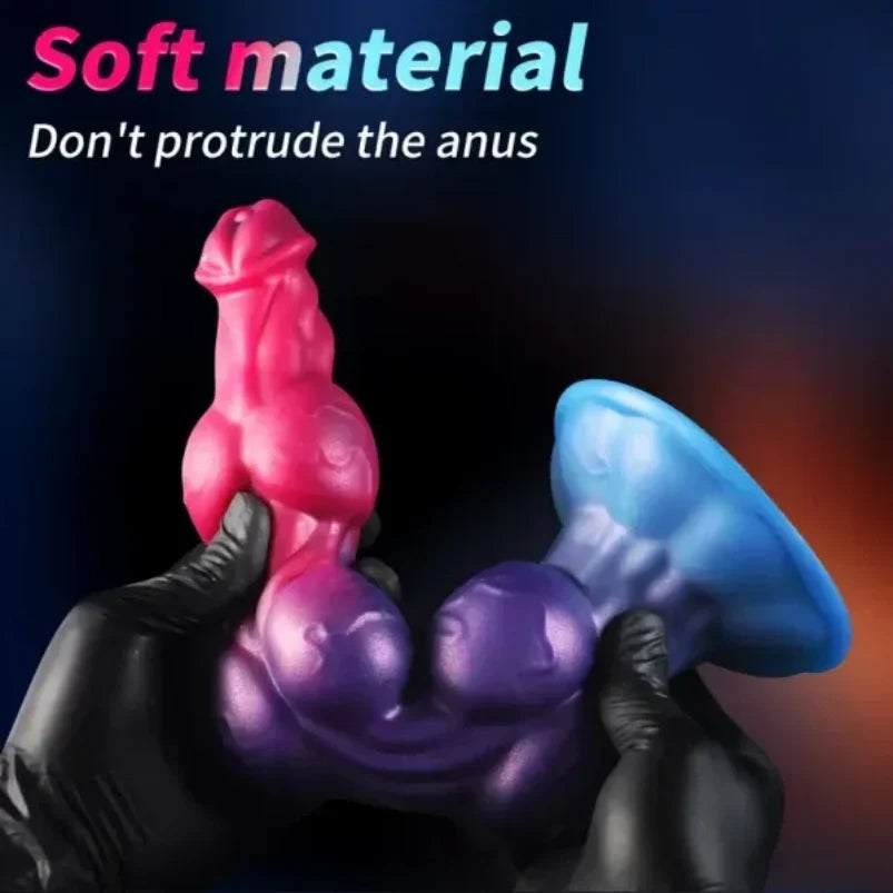 Dog Knot Dildo Monster Bead – Alien Muscle Fantasy Knotted Dildo S/M/L/XL | Domlust