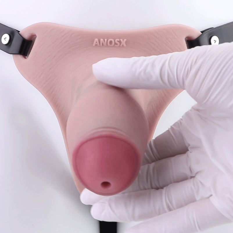Thick Silicone Realistic Male Wearable Chastity Cage – Device for Semen Retention & Orgasm Control