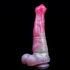 Pink Fantasy Dragon Dildo with Suction Cup – Full-Body Vaginal Stimulation Tool in Soft Silicone