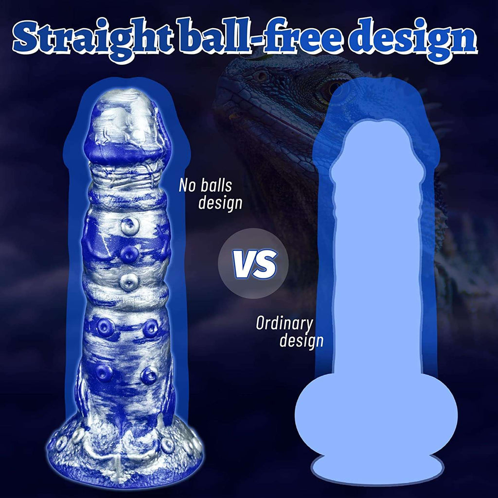 Oceanic Dreams Exotic Fantasy Dildos - 8 inch Drake Dick Monsterdildo Women Masturbator