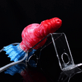 Squirting Inflatable Monster Dildo - Big Knotted Anal Prostate Milking Sex Toys for Women