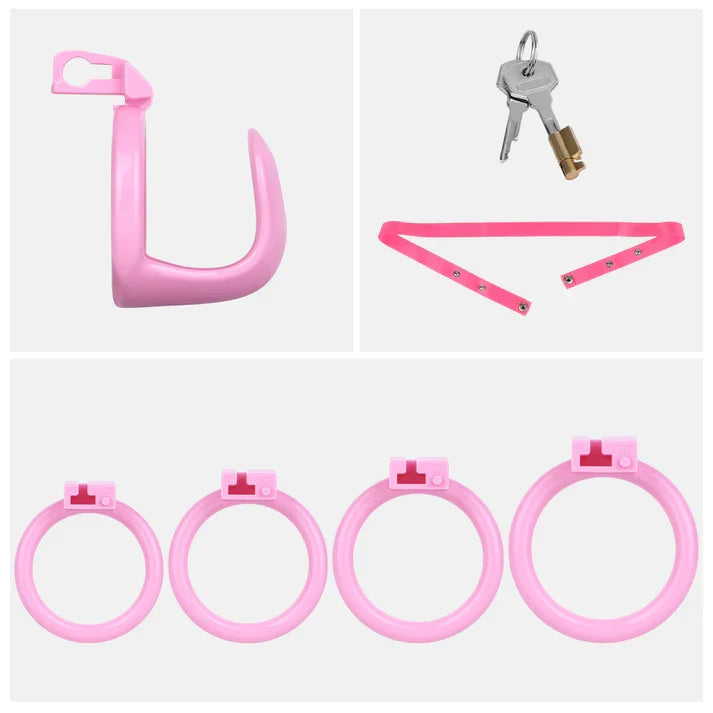 Semi-Open Male Chastity Cage – ABS Resin
