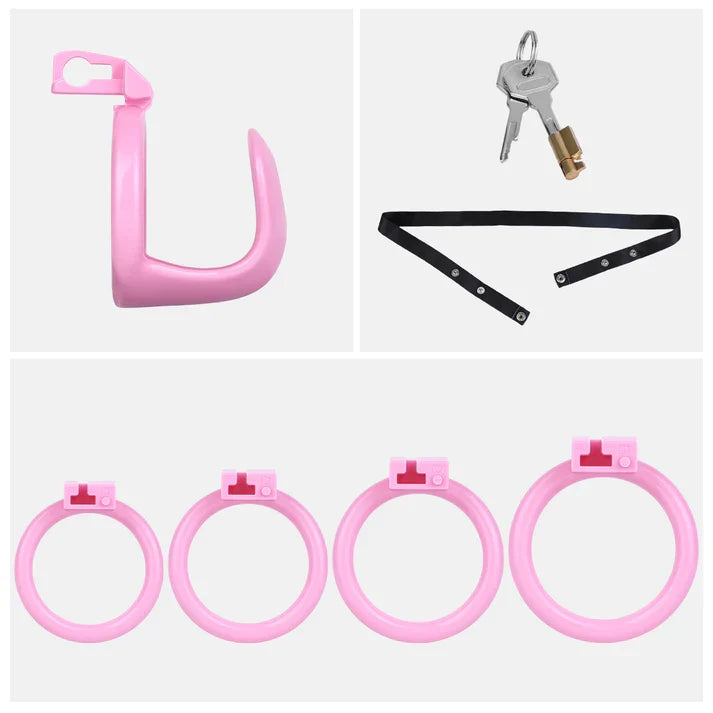 Semi-Open Male Chastity Cage – ABS Resin
