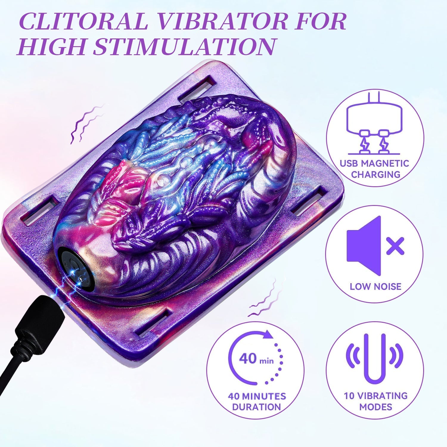 Rechargeable Wearable Grinding Vibrator with Remote Control