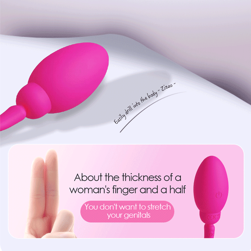 APP Controlled Vibrating Panty Egg Vibrator - Sperm G Spot Anal Sex Toys for Women