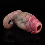 Big Girthy Cock Sleeve Extender Male Sex Toy - Thick Dildo Silicone Soft Cockring Masturbator
