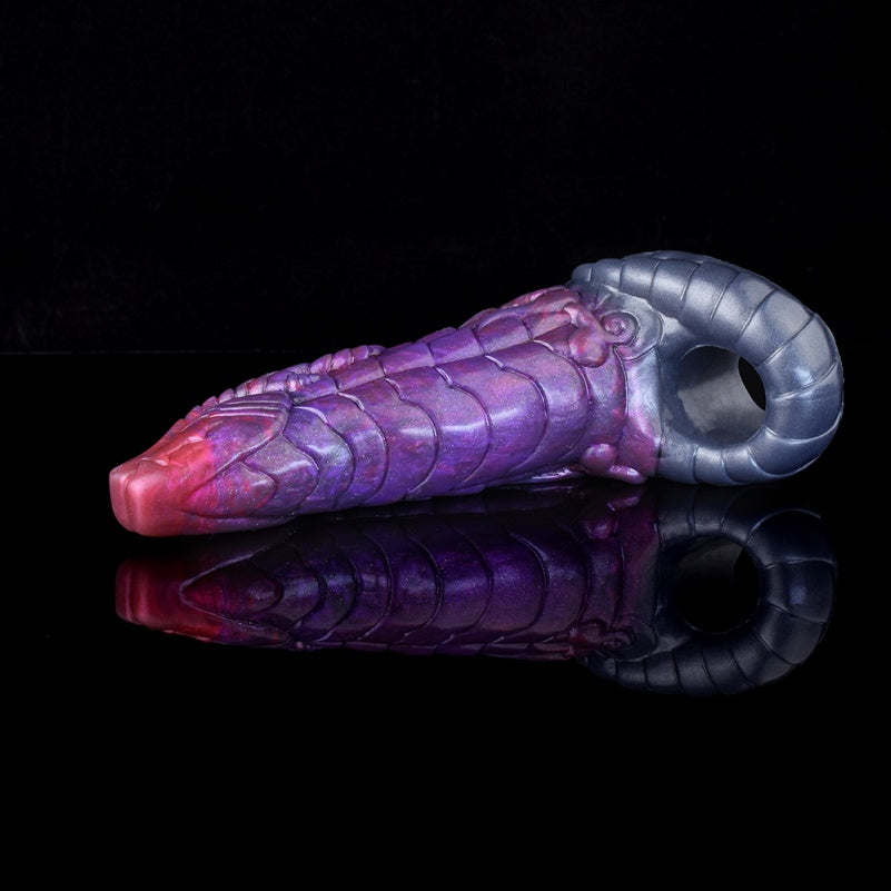 Fantasy Mecha Dragon Penis Sleeve – 5.5-Inch Cock Extender for Enhanced Control & Stimulation