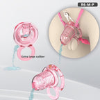 Transparent Flexible Chastity Cage with Stretchable Design （R6）