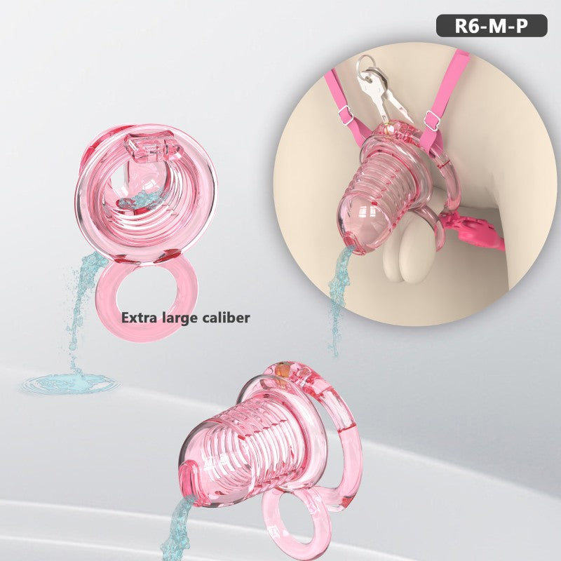Transparent Flexible Chastity Cage with Stretchable Design （R6）