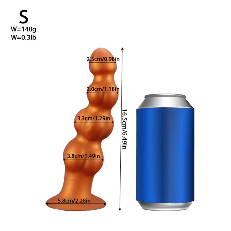Silicone Anal Beads Butt Plug – Gradually Expansion Sex Toy for Men Women Masturbating