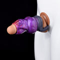 Purple Silicone Cock Sleeve – Alien Fantasy Penis Extender for Men Pegging Sexuality