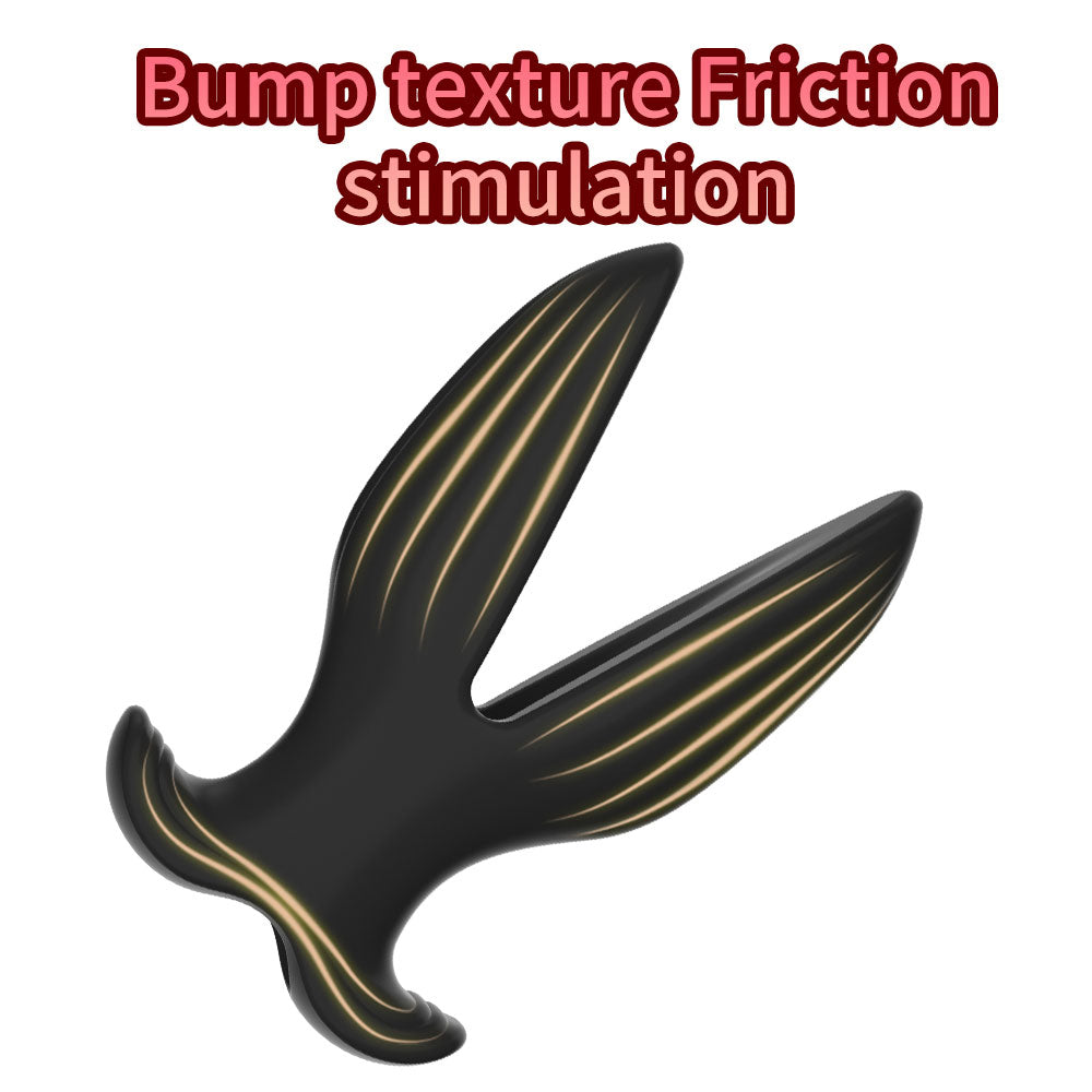 Hollow Anal Expansion Butt Plug - Silicone Anal Accessory Sex Toy for Men Women