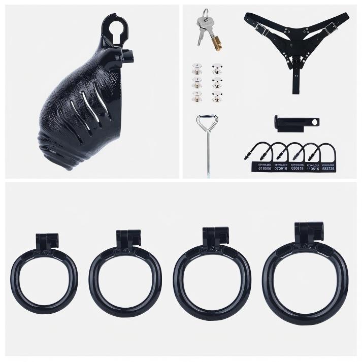 Foreskin Style Chastity Cage – Realistic ABS Resin Design for Everyday Wear