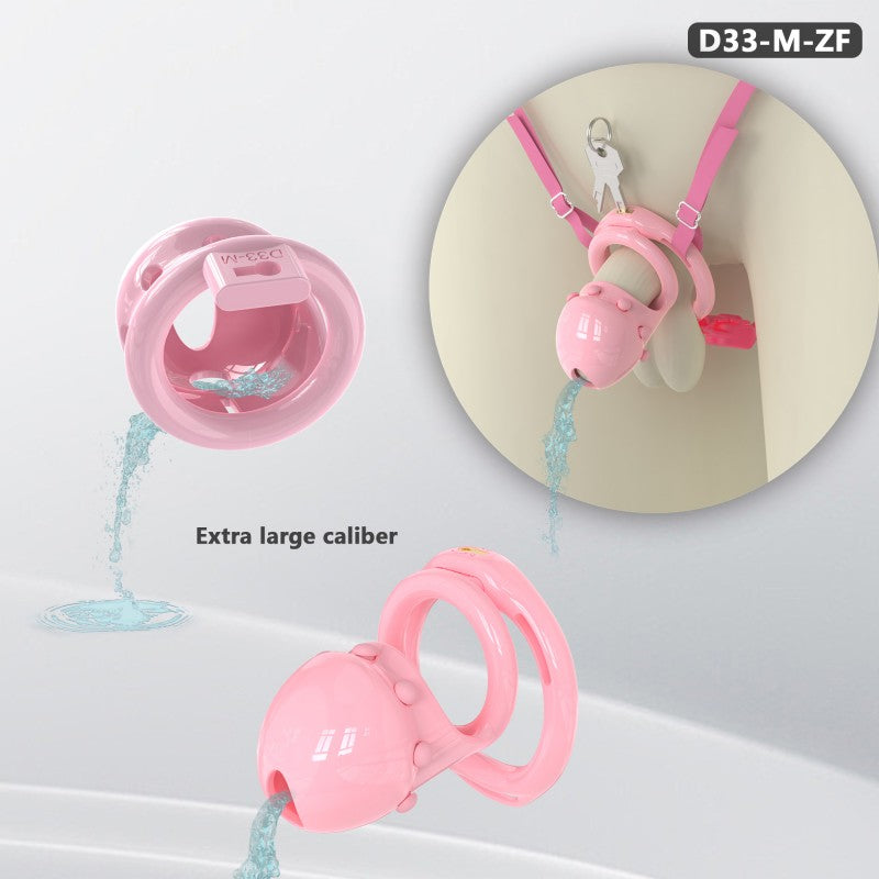 Adjustable Chastity Cage with Removable Silicone Studs | Remote Plug Compatible Locking Device