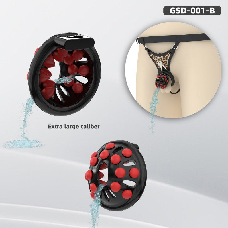 Silicone Soft Nail Modular Chastity Cage System GSD Wearable Chastity Device