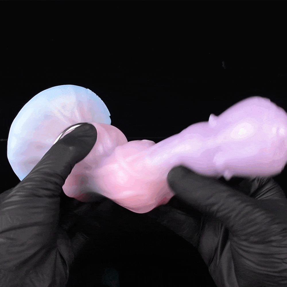 Domlust Bloom – Inflatable Fantasy Dragon Dildo | Gradient Silicone with Locking Ring & Pump