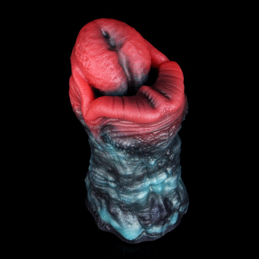 Domlust Abyss Lips – Platinum Silicone Monster Mouth Pocket Pussy Male Masturbator Alien Blowjob Sex Toy for Men