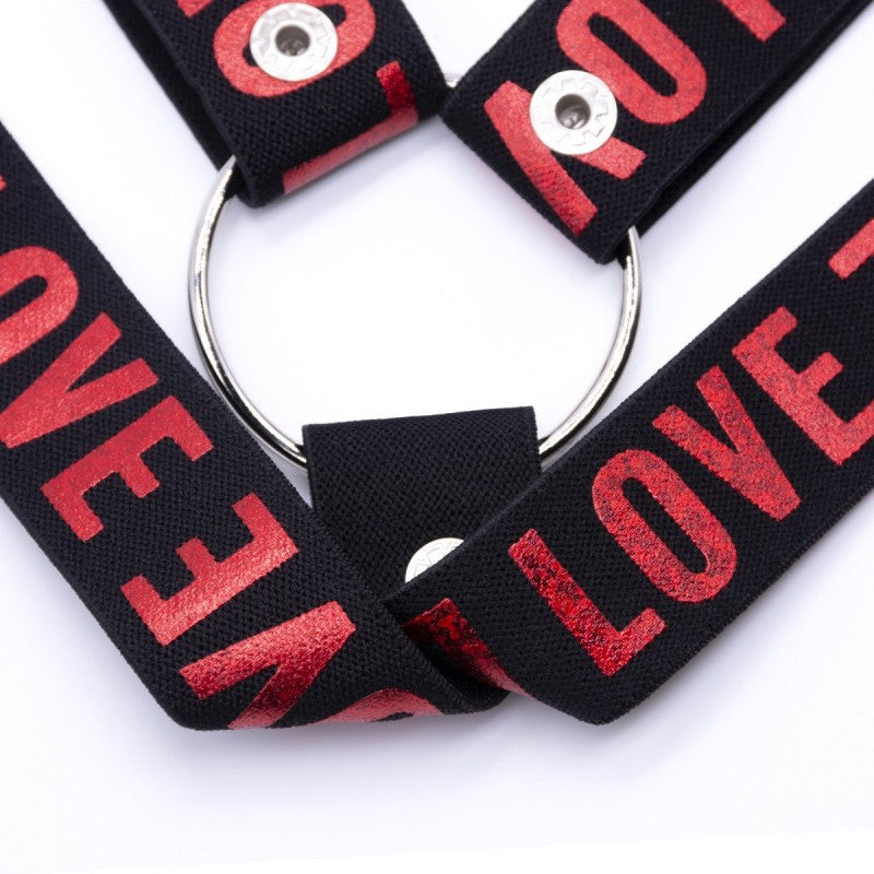 Three-Way Support Strap | Sparkle Series Adjustable Support Harness with LOVE Design