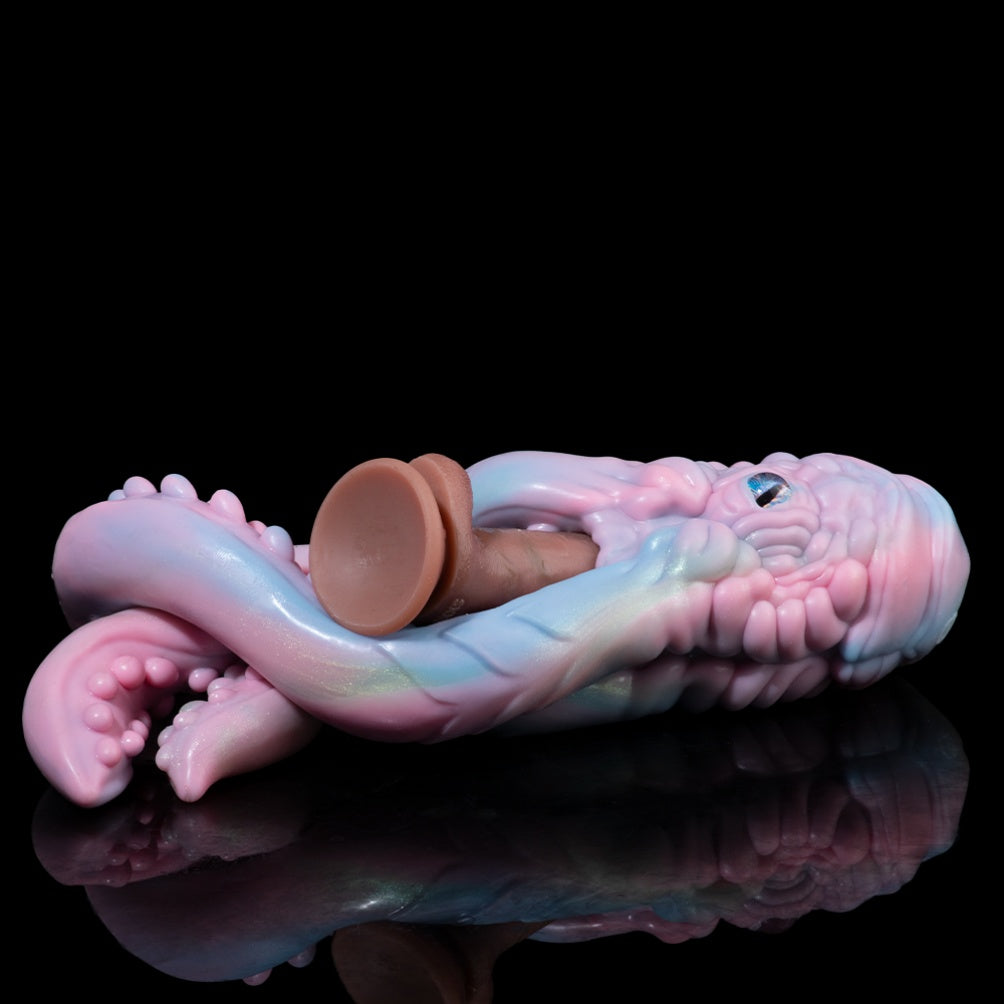 Giant Octopus Fantasy Sex Doll – Platinum Silicone Tentacle Blowjob Masturbator for Men