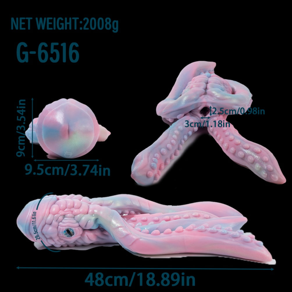 Giant Octopus Fantasy Sex Doll – Platinum Silicone Tentacle Blowjob Masturbator for Men