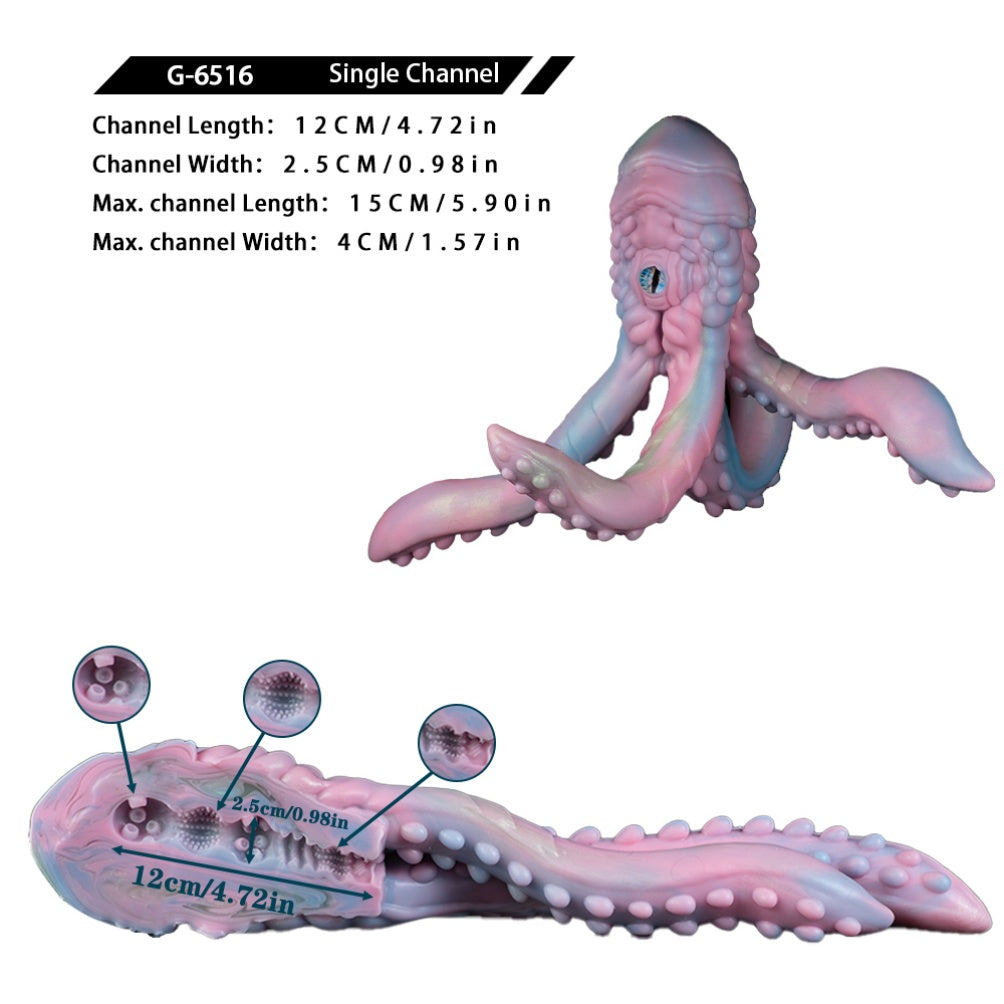 Giant Octopus Fantasy Sex Doll – Platinum Silicone Tentacle Blowjob Masturbator for Men