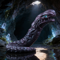 Domlust Magma Serpent — Fantasy Lava Snake Alien Pocket Pussy | 20-Inch Deep Throat Fetish Masturbator