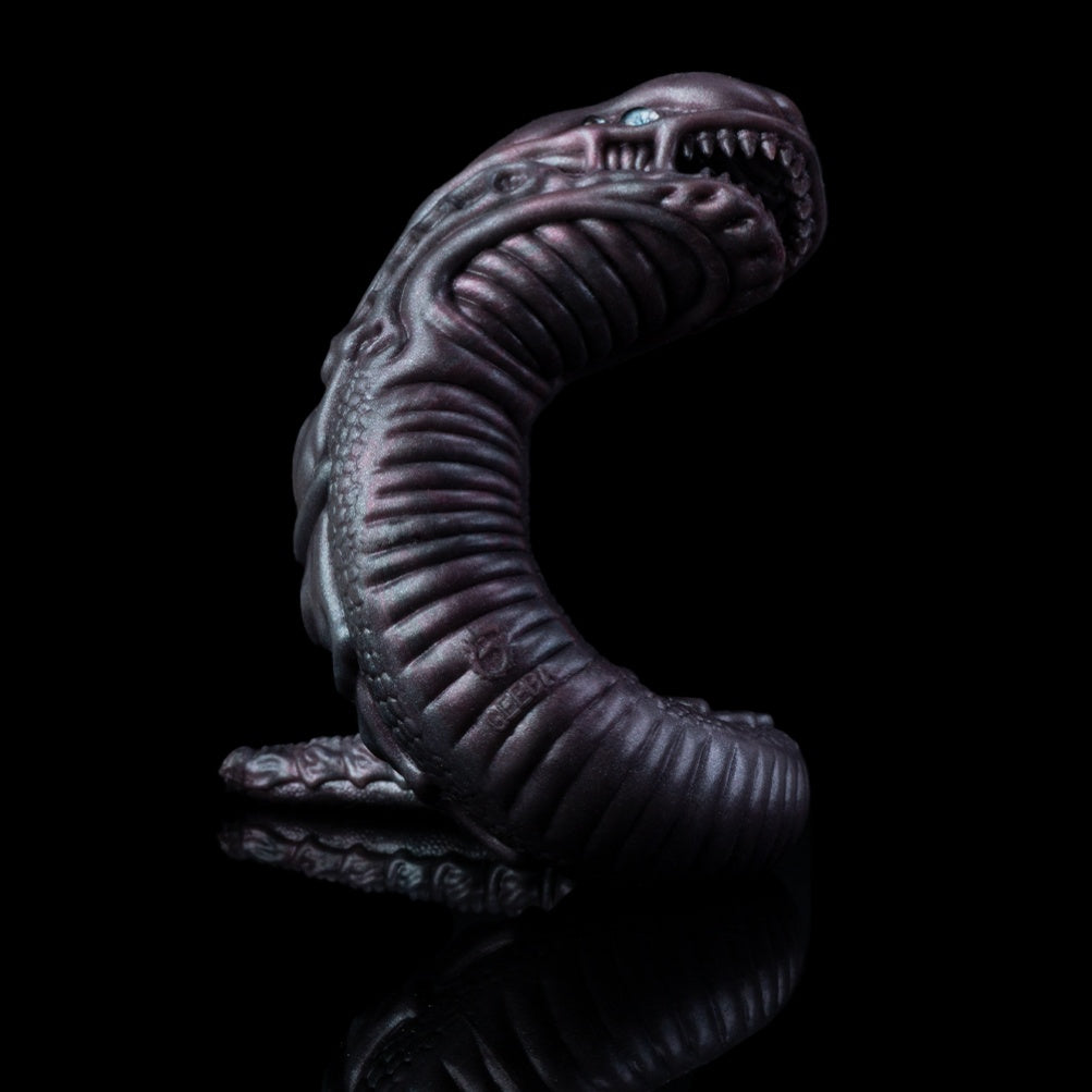 Domlust Magma Serpent — Fantasy Lava Snake Alien Pocket Pussy | 20-Inch Deep Throat Fetish Masturbator