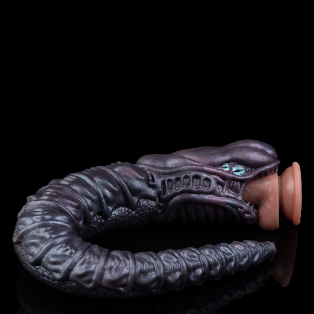 Domlust Magma Serpent — Fantasy Lava Snake Alien Pocket Pussy | 20-Inch Deep Throat Fetish Masturbator