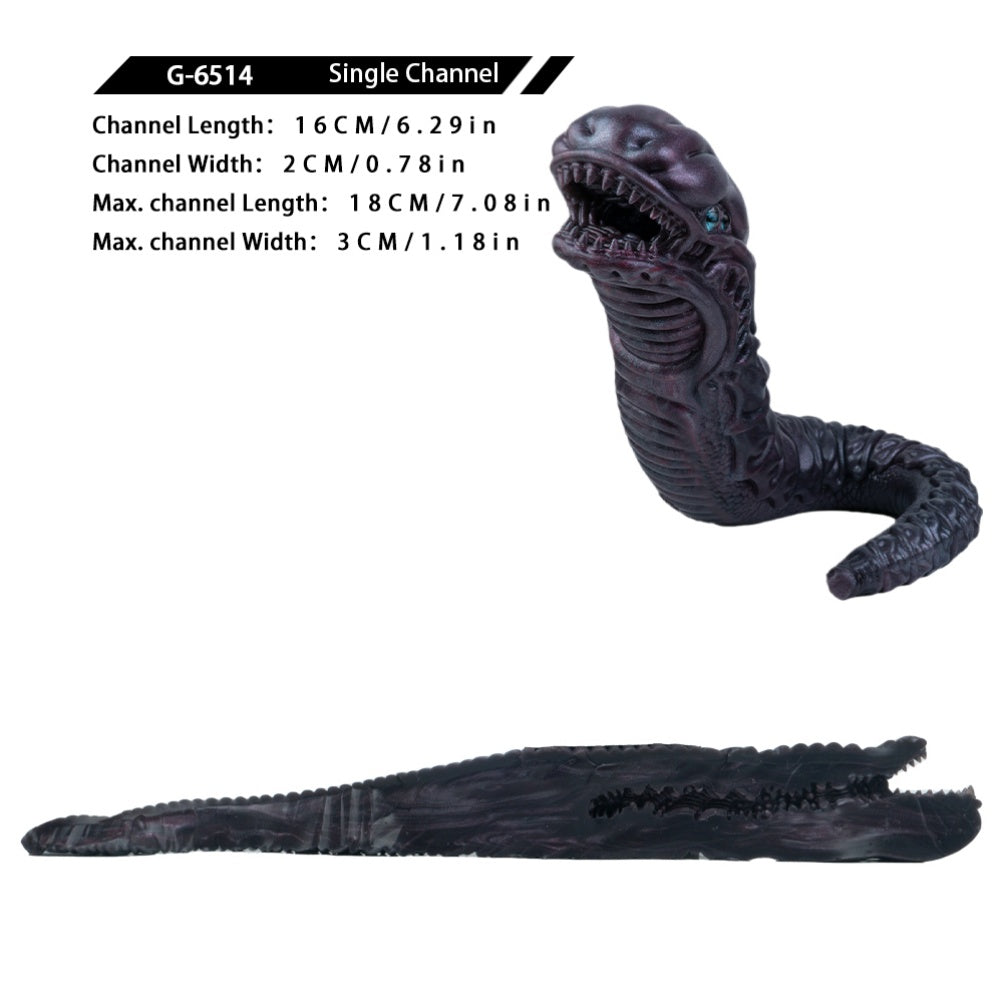 Domlust Magma Serpent — Fantasy Lava Snake Alien Pocket Pussy | 20-Inch Deep Throat Fetish Masturbator