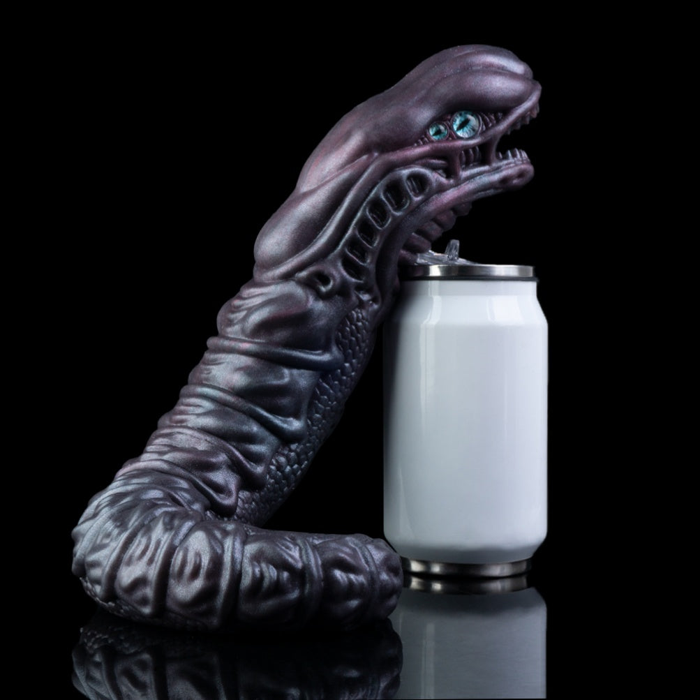 Domlust Magma Serpent — Fantasy Lava Snake Alien Pocket Pussy | 20-Inch Deep Throat Fetish Masturbator