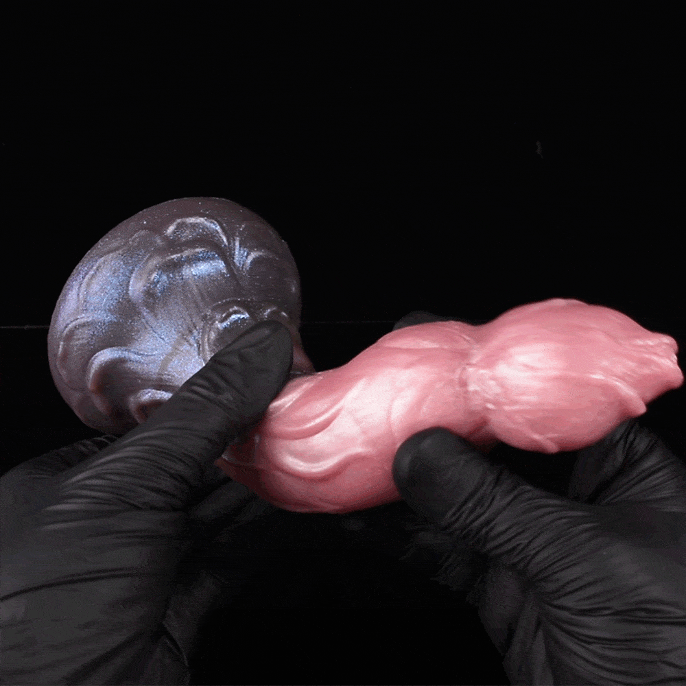 Fantasy Monster Dildo Dual-Layer – Dragon Dog Alien Silicone Beast Sex Toy | Domlust