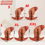 6 Inch Silicone Anal Butt Plug with 10 Vibrations - Tarisss Sex Toy Store