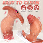 6 Inch Silicone Anal Butt Plug with 10 Vibrations - Tarisss Sex Toy Store