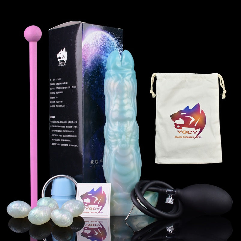 Crystal Fantasy Ovipositor Dildo – Realistic Egg Laying Vaginal Anal Stimulating Masturbator