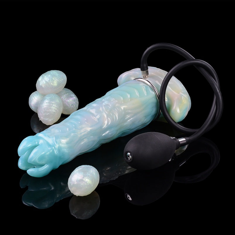 Crystal Fantasy Ovipositor Dildo – Realistic Egg Laying Vaginal Anal Stimulating Masturbator