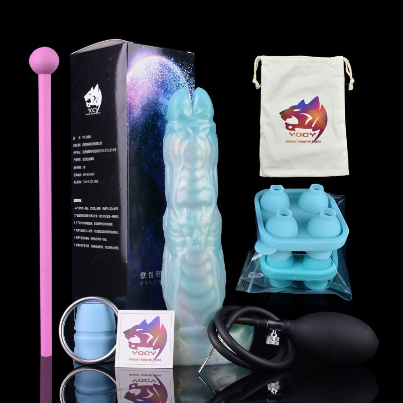 Crystal Fantasy Ovipositor Dildo – Realistic Egg Laying Vaginal Anal Stimulating Masturbator