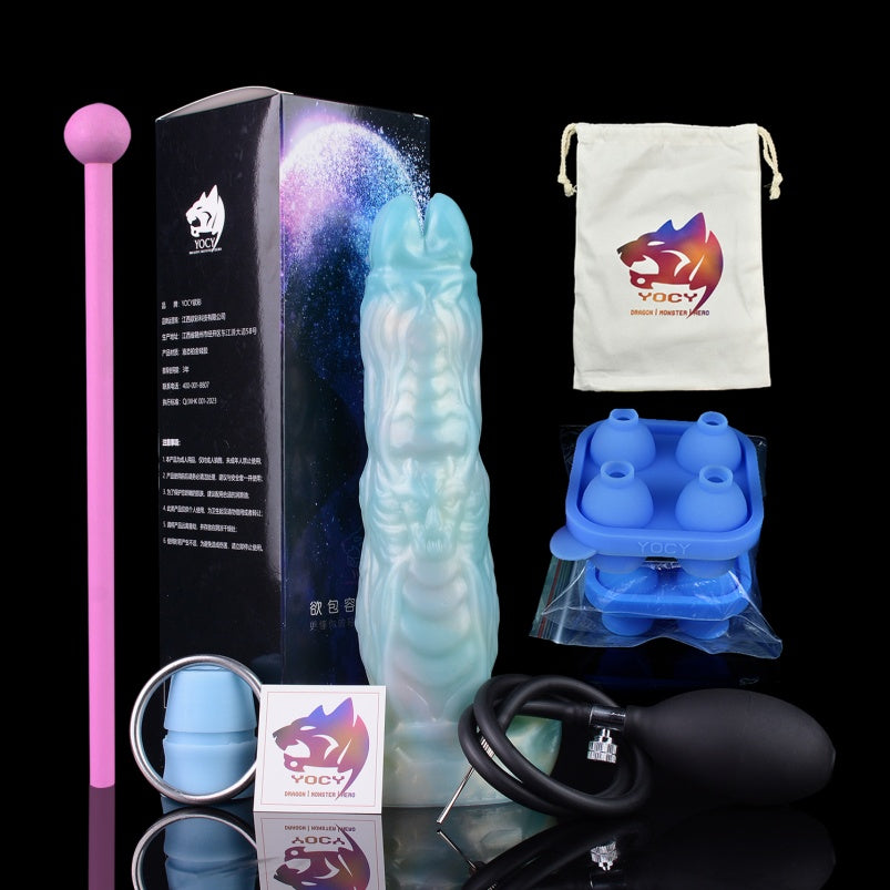 Crystal Fantasy Ovipositor Dildo – Realistic Egg Laying Vaginal Anal Stimulating Masturbator