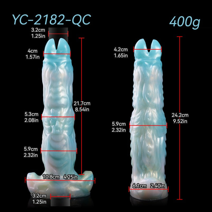 Crystal Fantasy Ovipositor Dildo – Realistic Egg Laying Vaginal Anal Stimulating Masturbator