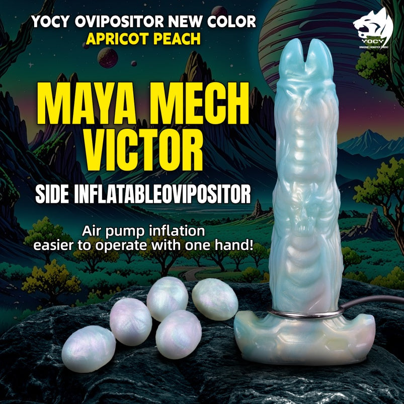 Crystal Fantasy Ovipositor Dildo – Realistic Egg Laying Vaginal Anal Stimulating Masturbator