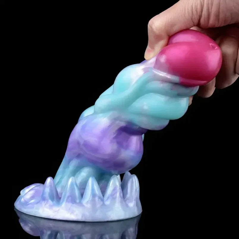 Alien Knotted Dildo | Fantasy Monster Silicone Dog Knot – Domlust