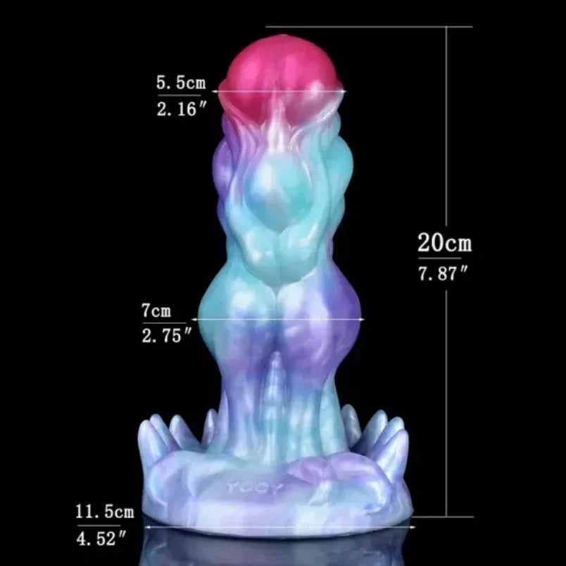 Alien Knotted Dildo | Fantasy Monster Silicone Dog Knot – Domlust