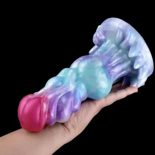 Alien Knotted Dildo | Fantasy Monster Silicone Dog Knot – Domlust