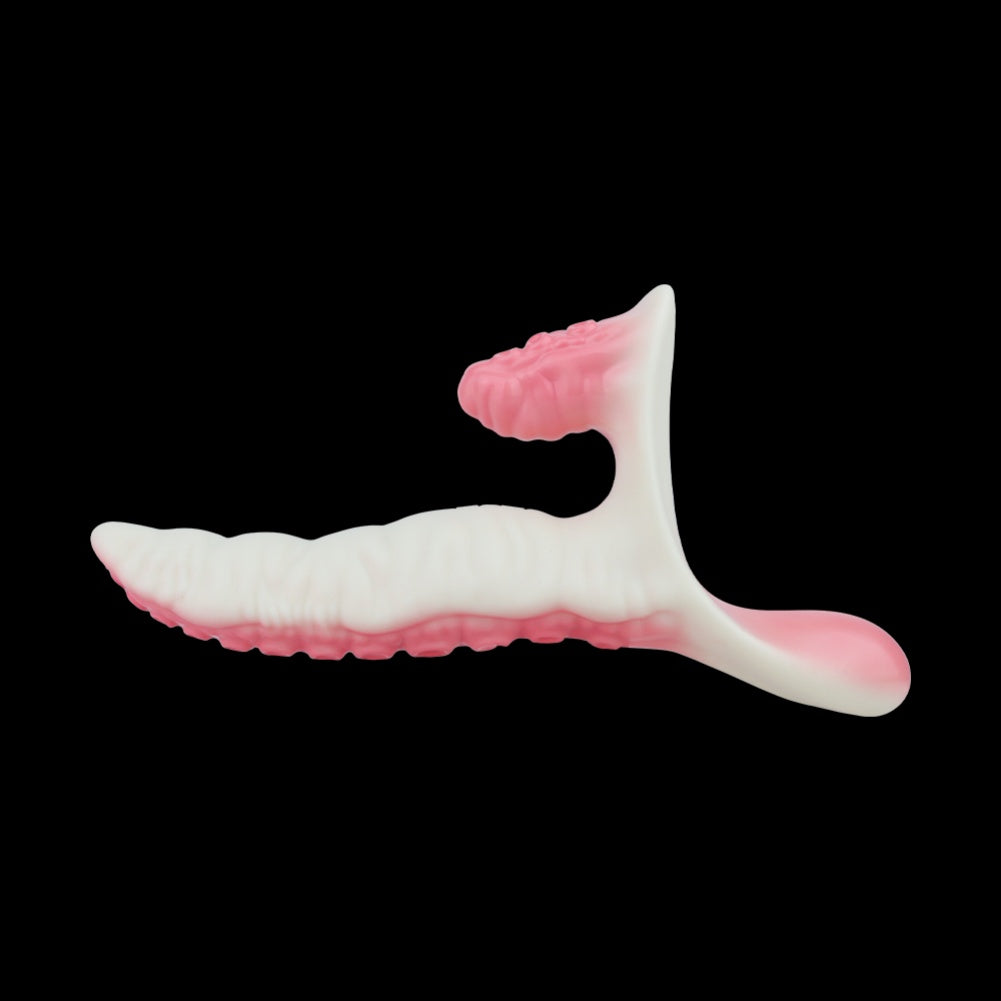 Tentacle Strap-On Dildo – Triple-Point Vibrating Lesbian Sex Toy | Domlust