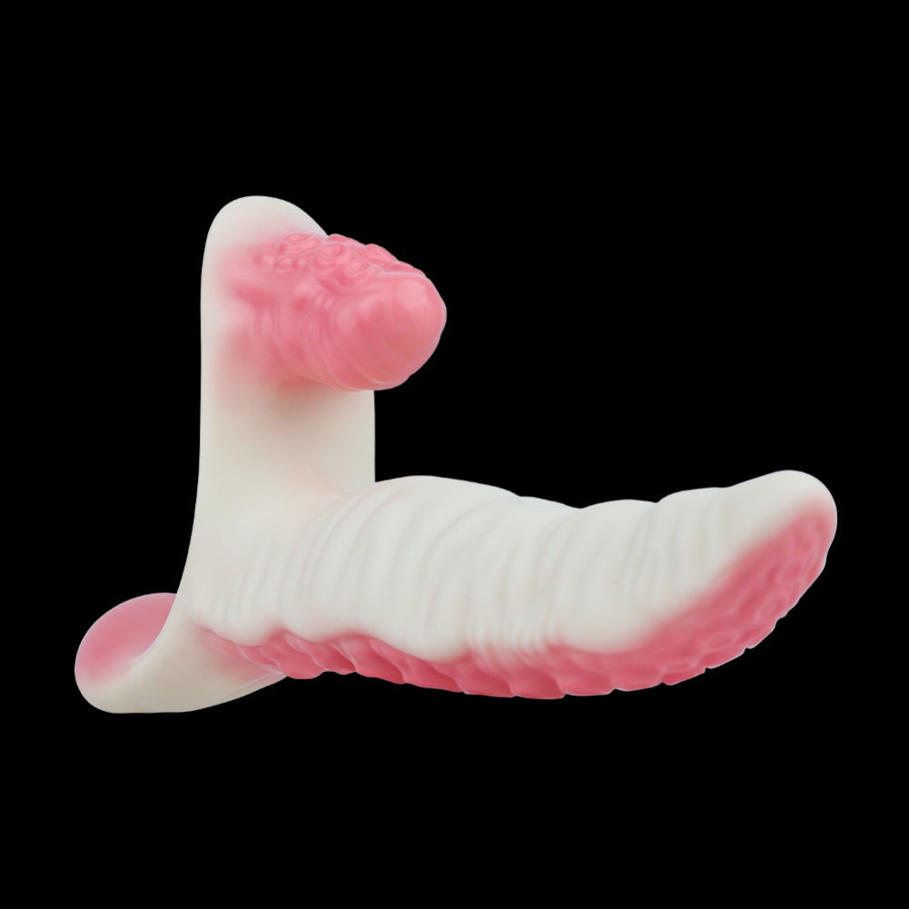 Tentacle Strap-On Dildo – Triple-Point Vibrating Lesbian Sex Toy | Domlust