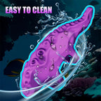 Purple Silicone Octopus Tentacle Finger Vibrator – Wearable G-Spot Stimulator for Precise Pleasure