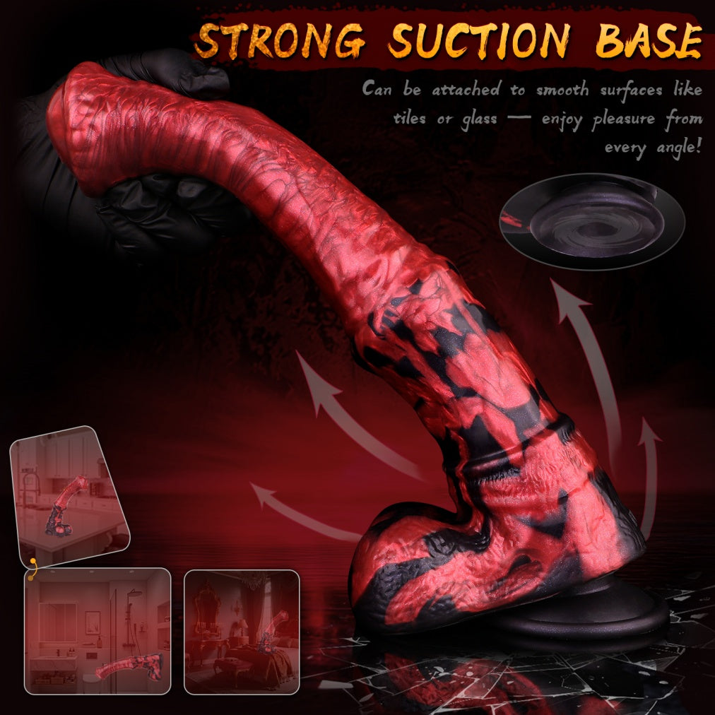Horse Dildo 11.81 Inch – Monster Equine Fantasy Silicone Huge Dildo | Domlust