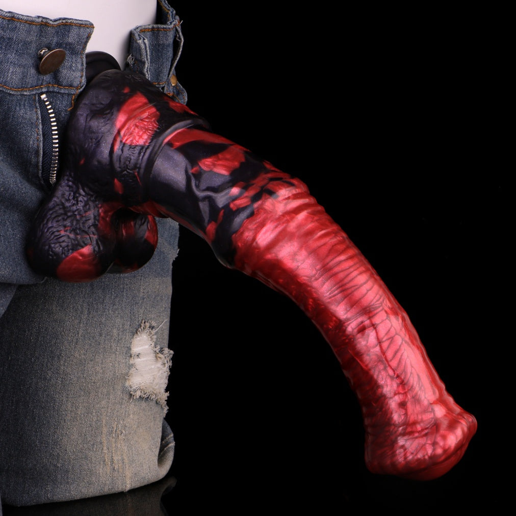 Horse Dildo 11.81 Inch – Monster Equine Fantasy Silicone Huge Dildo | Domlust
