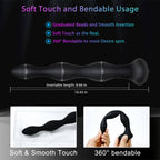 Prostate Massager - Anal Beads Estim Unisex Sex Toys - Domlust